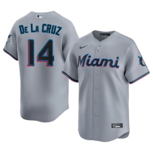 2026-27 MIA Men #14 Gray Bryan De La Cruz Jerseys 911705-779