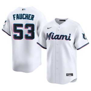 MLB White #53 Calvin Faucher Men's The Fightin' Fish Jerseys 311040-602