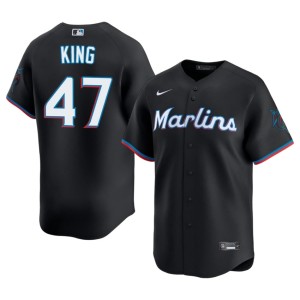 Limited The Fish John King #47 Men's Black Jerseys 287659-990
