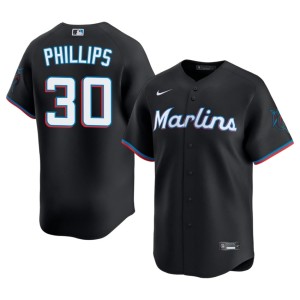 Popular The Fish #30 Tyler Phillips Mens Black Jerseys 864236-574