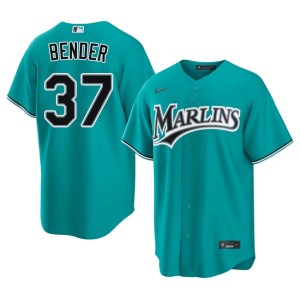 Replica The Fish Teal Men's #37 Anthony Bender Jersey 992892-868