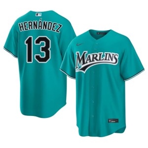 Limited Men's The Fish Heriberto Hernandez Teal #13 Jersey 887889-564