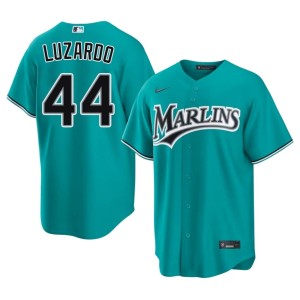 New Miami Marlins Jesus Luzardo #44 Teal Men Jersey 573954-786