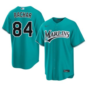 Popular The Fish #84 Men's Teal Lake Bachar Jerseys 695667-516