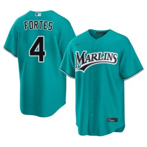 2026-27 Mens The Fish Teal Nick Fortes #4 Jerseys 435685-369