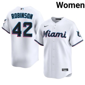 2026 Jackie Robinson #42 White The Fightin' Fish Women Jerseys 699037-305