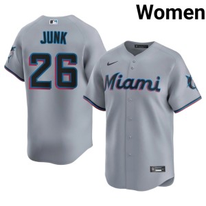 Popular Miami Gray Women #26 Janson Junk Jersey 657499-632