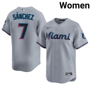 Limited Women Miami Gray Jesus Sanchez #7 Jersey 192671-229
