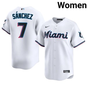 Popular #7 The Fish Women's Jesus Sanchez White Jersey 502148-504