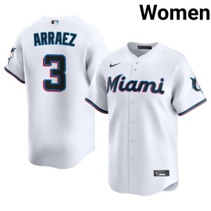 Game #3 The Fightin' Fish Women's White Luis Arraez Jersey 951648-601