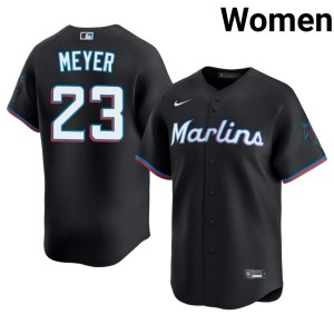Limited #23 Women Max Meyer The Fightin' Fish Black Jerseys 326732-402