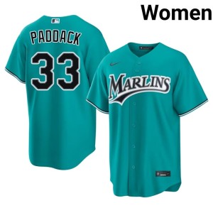 2026-27 The Fightin' Fish Chris Paddack Teal Women #33 Jersey 509690-567