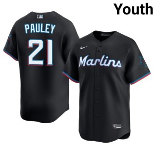 2026 Black The Fightin' Fish #21 Youth Graham Pauley Jersey 239040-260