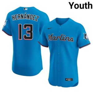 Player Youth Blue Miami Heriberto Hernandez #13 Jerseys 507416-860