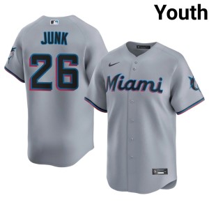 Limited #26 Gray Janson Junk MIA Youth Jersey 322577-296