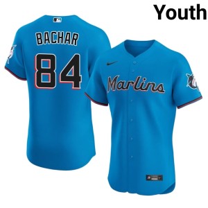 Replica Youth Blue MIA #84 Lake Bachar Jersey 709446-341