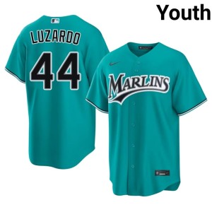 New Youth Teal Jesus Luzardo #44 Marlins Jerseys 777912-579